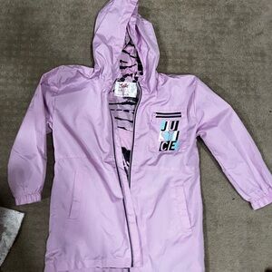 Justice Lavender Hooded Jacket with Logo